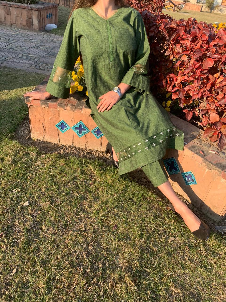 Forest Green Salwar Kameez