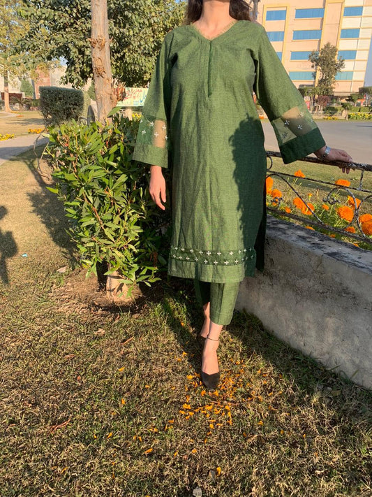 Forest Green Salwar Kameez